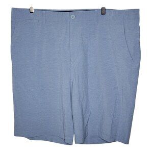 Johnnie-O Performance Shorts Light Blue Men's Size 40‎ Casual Chino Flat Front